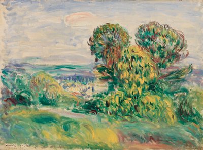 Landschap door Pierre Auguste Renoir